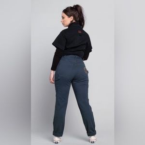 NWT SÜK Workwear straight leg pants trousers in Green